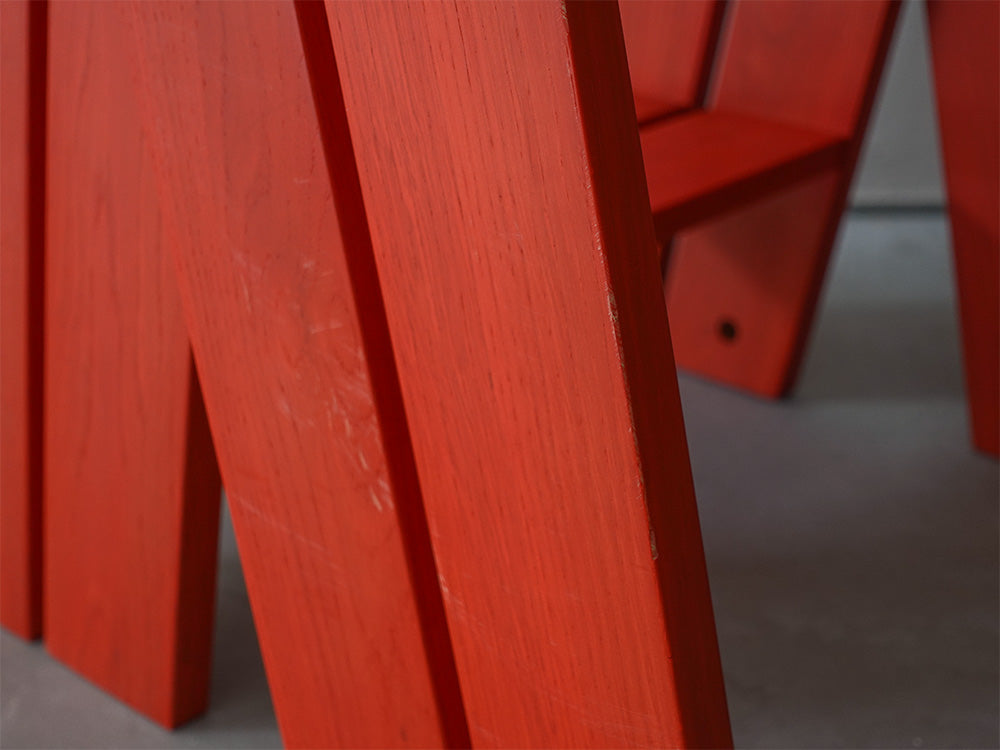 「Spiral Xmas Market 2022」展限定 AA HIGH STOOL by Karimoku レッド 2脚セット （オークション販売商品）