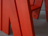 「Spiral Xmas Market 2022」展限定 AA HIGH STOOL by Karimoku レッド 2脚セット （オークション販売商品）