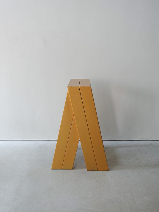 ⑰ 「Spiral Xmas Market 2022」展限定 AA HIGH STOOL by Karimoku ゴールド 2脚セット （オークション販売商品）